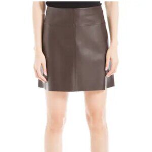 Faux Leather Miniskirt MAX STUDIO